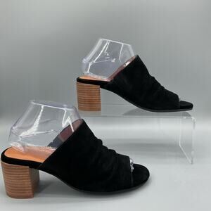 NEW Gentle Souls by Kenneth Cole Women’s Chas Suede Sandals Black Size 8M